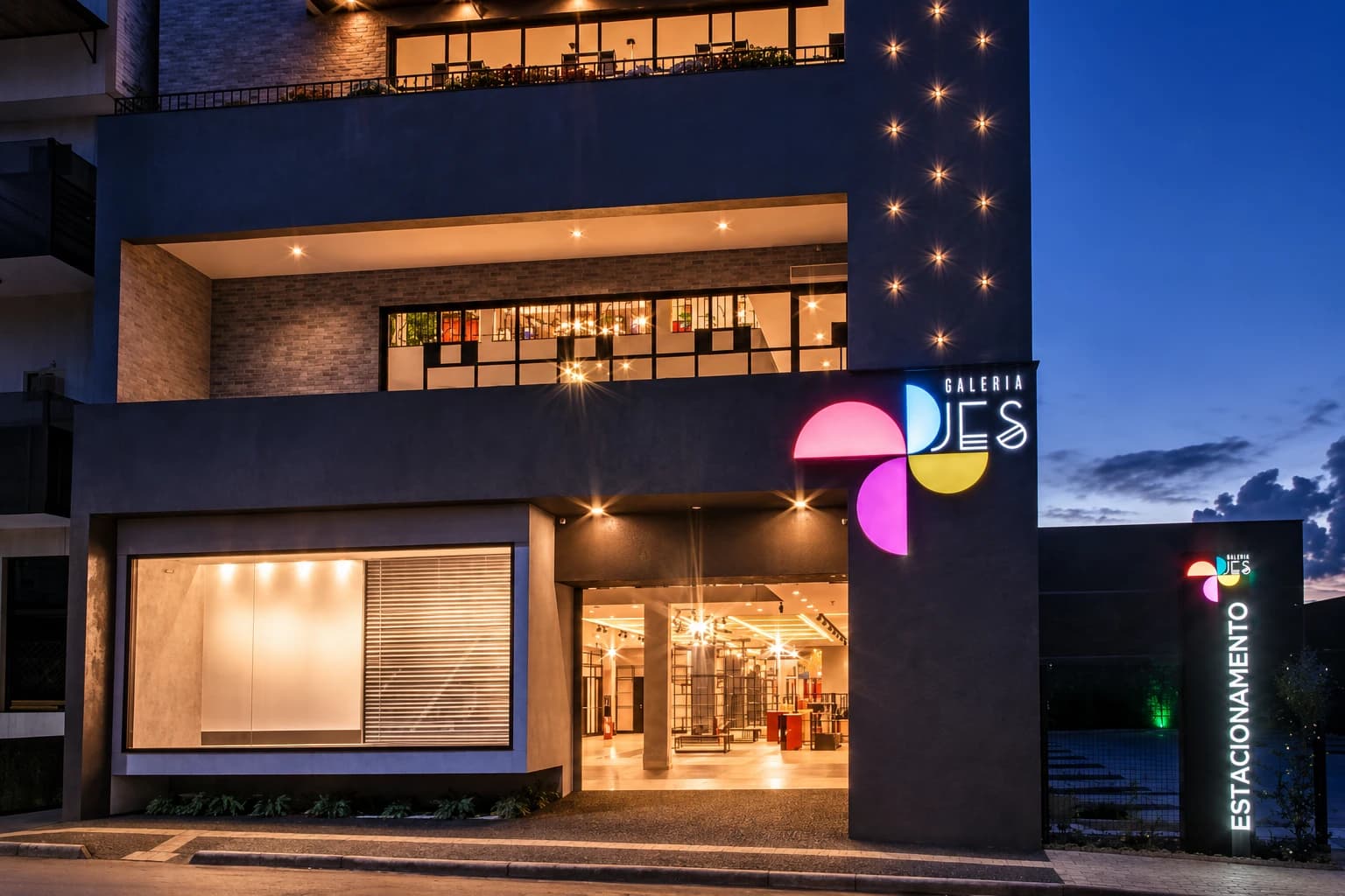 Fachada da Galeria Jes