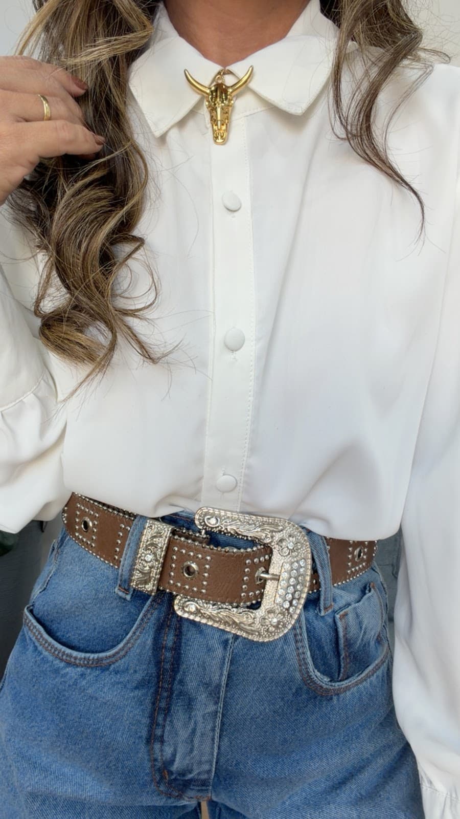 Camisa Branca Botões