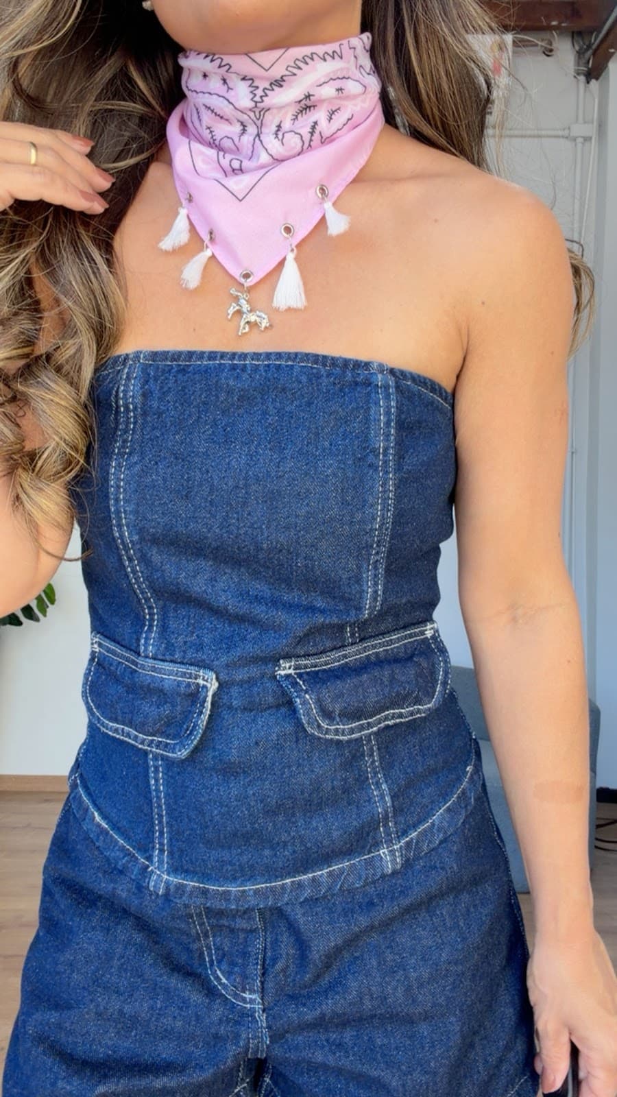 Cropped Jeans Tomara Que Caia