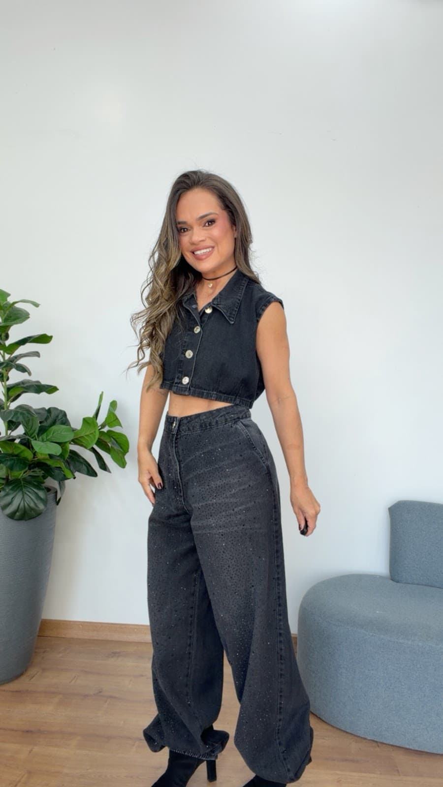 Calça Aladim com Brilho