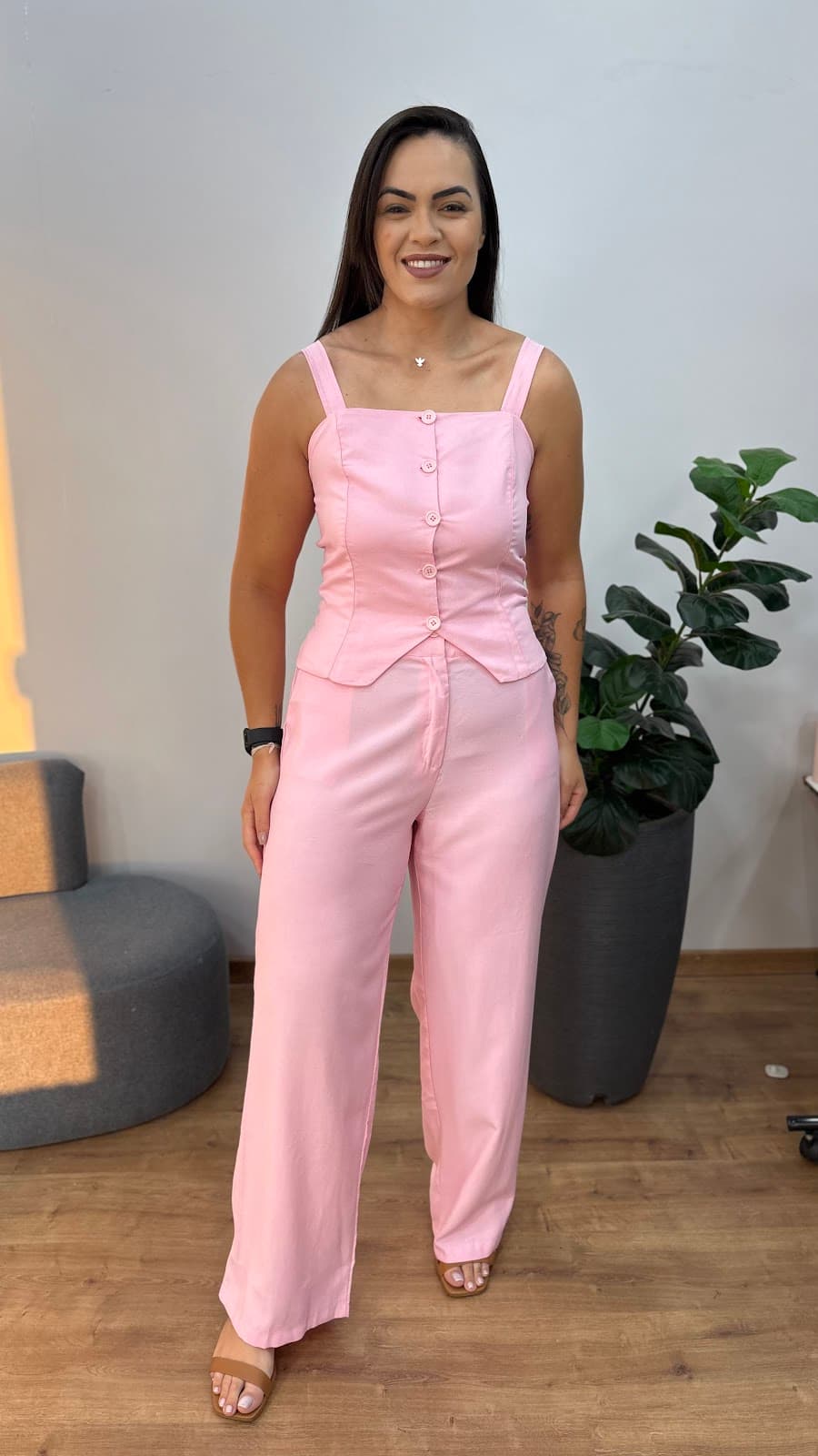 Conjunto de Alfaiataria Pantalona