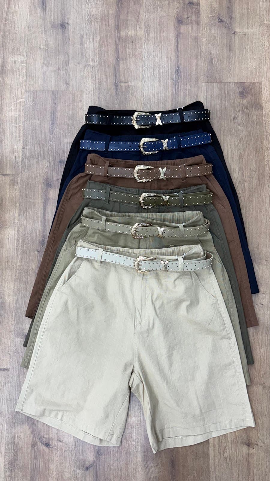Short de Sarja com Cinto